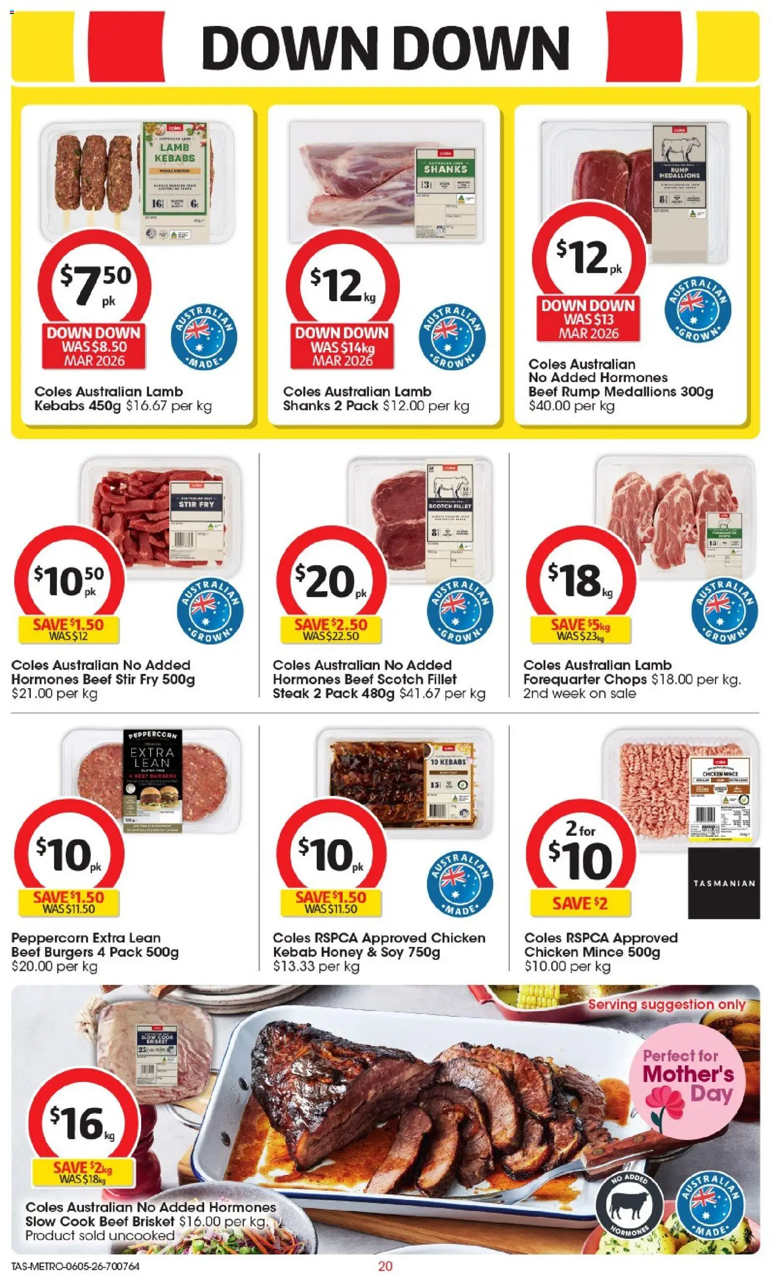 Coles catalogue - valid from 06.05.2026 | Page: 21 | Products: Honey, Chicken, Steak, Scotch