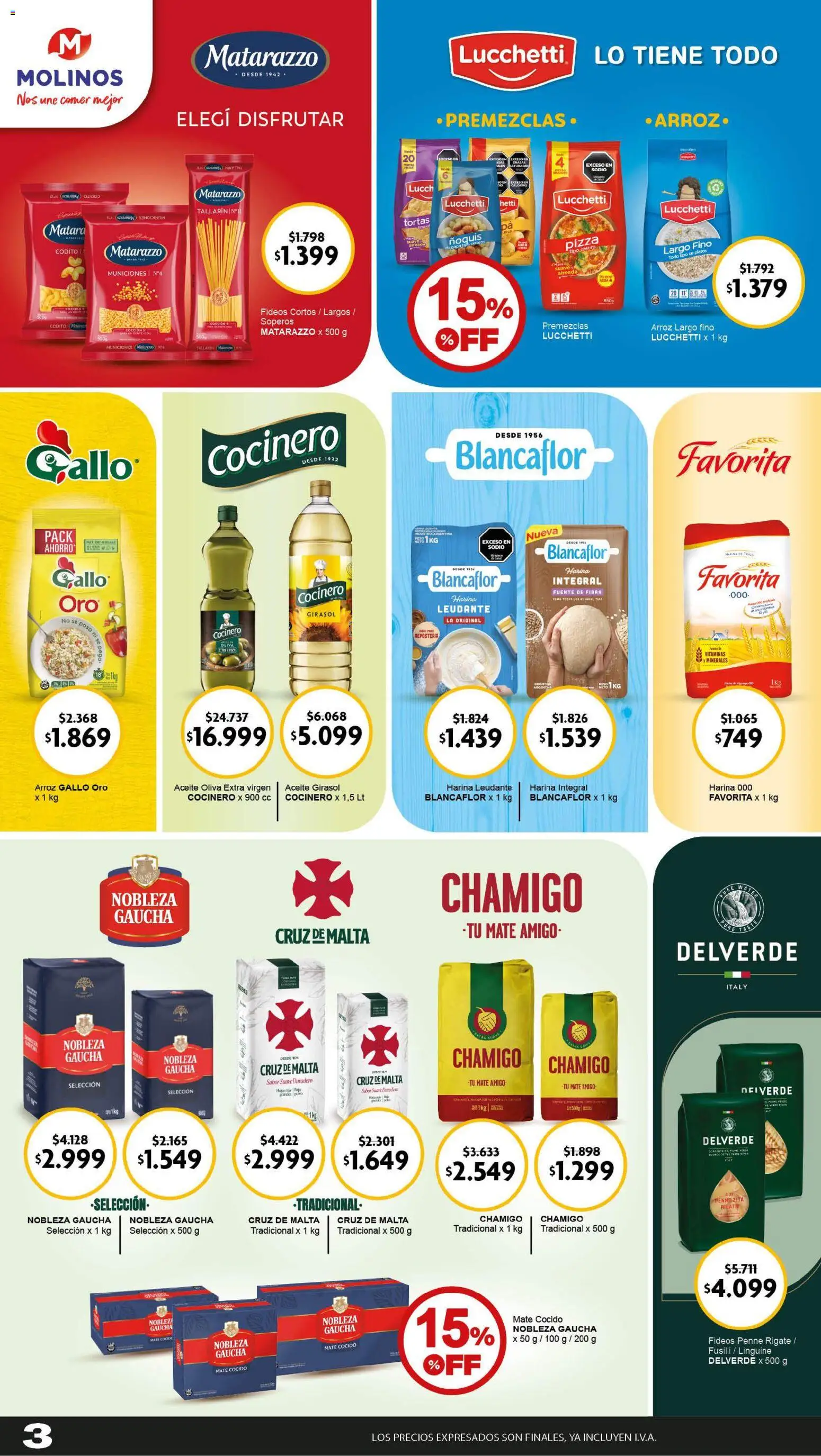 Makro ofertas │ válido desde el 03/09/2026 | Página: 3 | Productos: Aceite, Tortas, Arroz, Fideos
