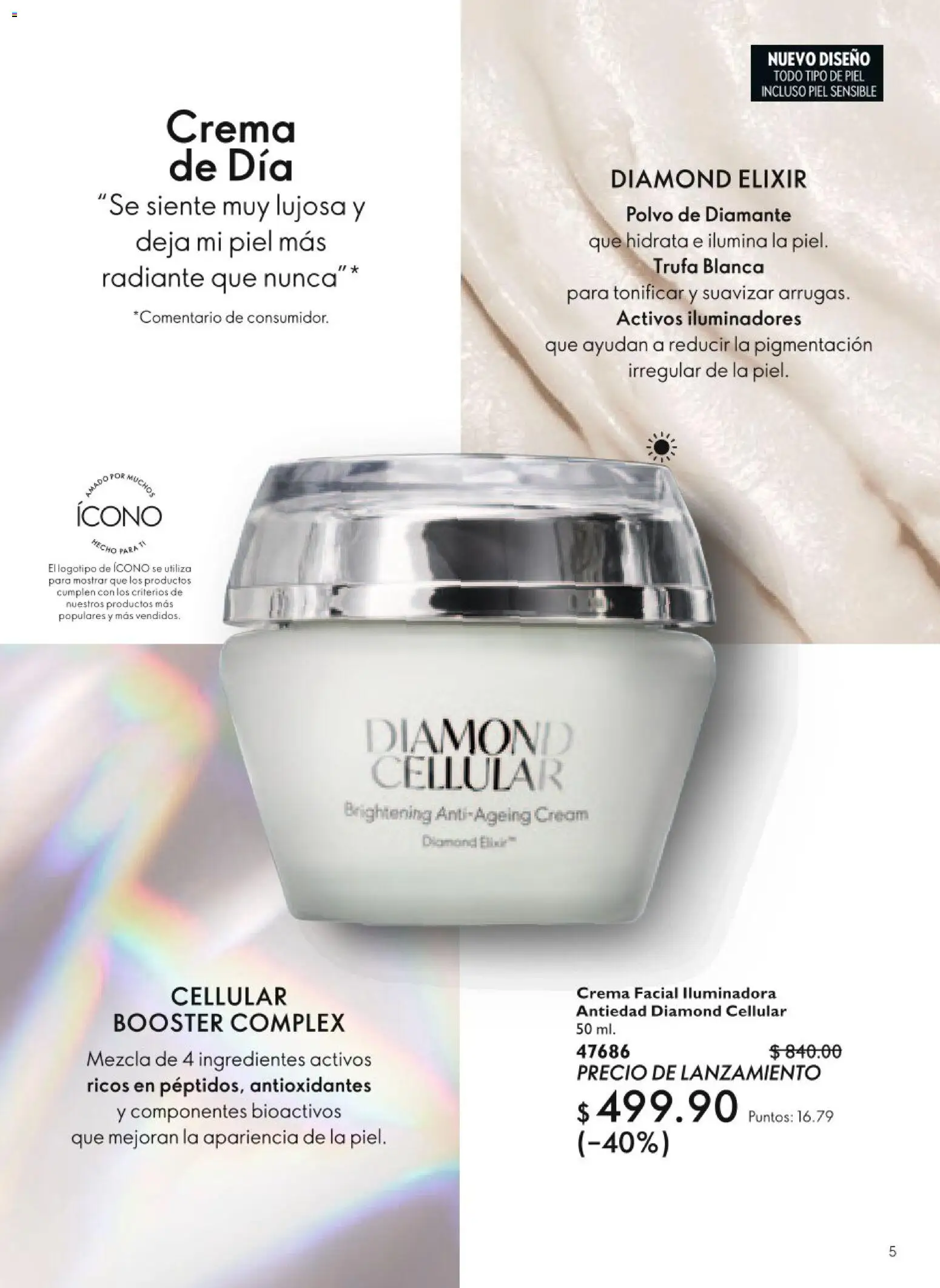 Nuevas ofertas de Oriflame válidas en toda la República Mexicana desde el 20.06.2026. ¡Encuentra las mejores ofertas en Oriflame campaña 9 2026! | Página: 5 | Productos: Crema, Radiante, Polvo