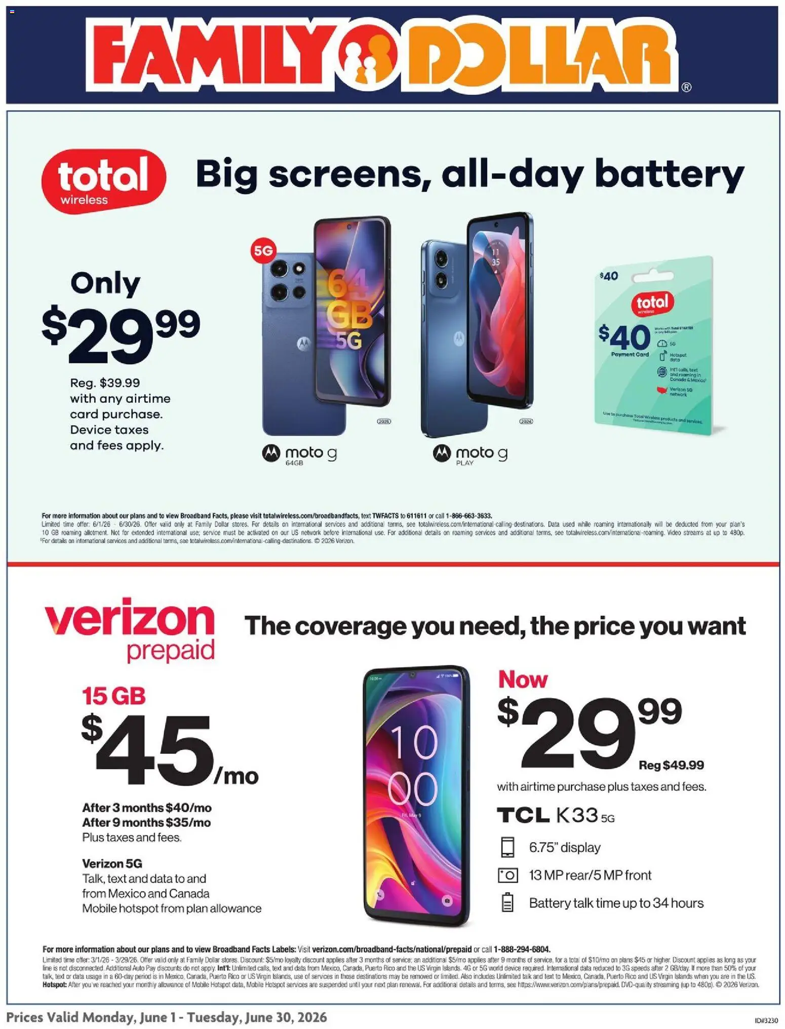 Family Dollar AT&T/Tracfone - valid from 01.06.2026 | Page: 2