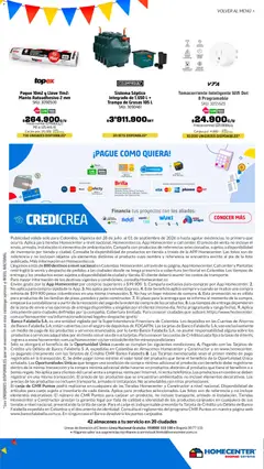 Homecenter catálogo -  Vista previa de la revista de la tienda Homecenter valido desde el 28/07/2026 | Página: 14 | Productos: Banco, Caso, Sobre, Pantallas