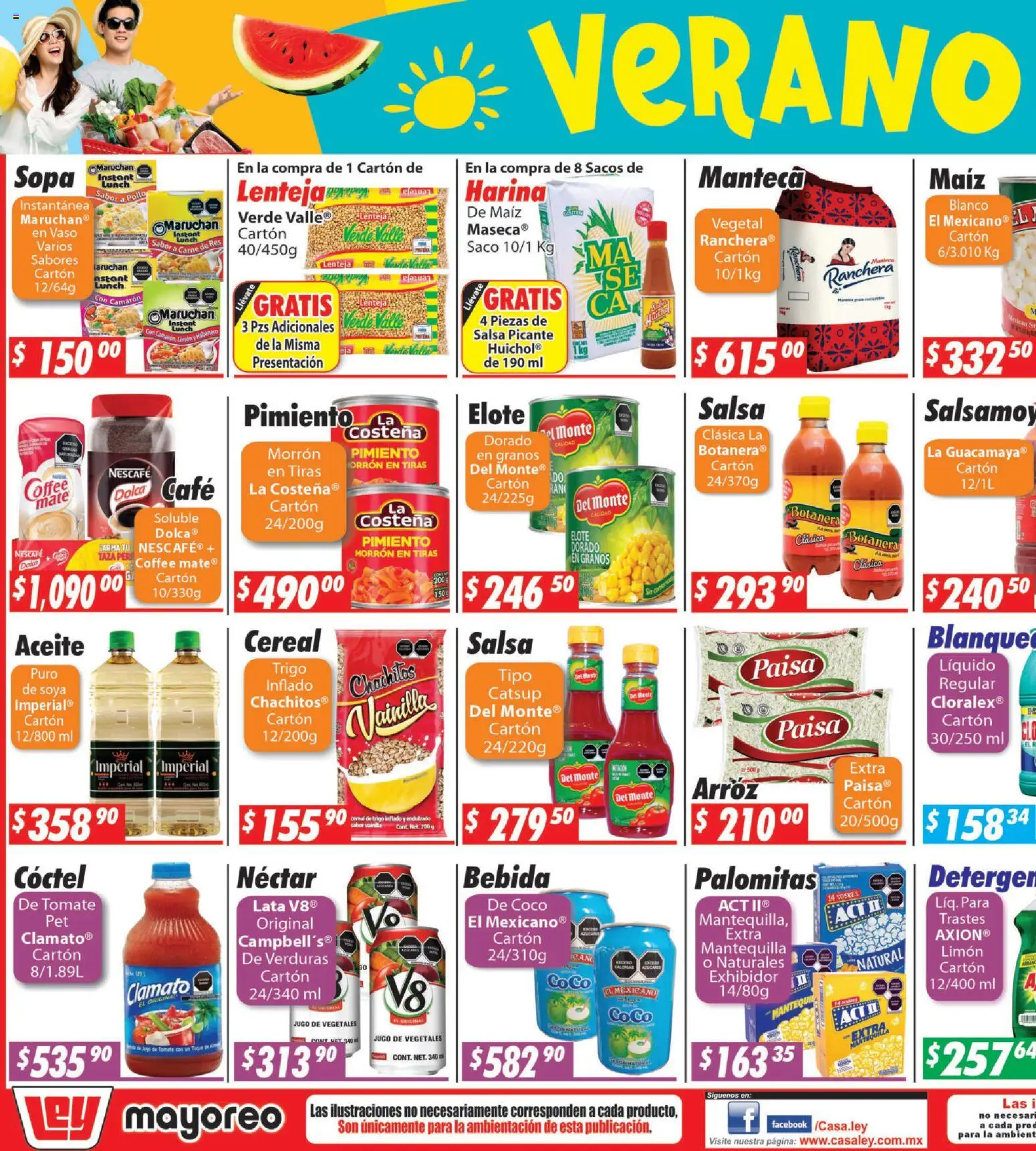 Nuevas ofertas de Casa Ley válidas en toda la República Mexicana desde el 10/08/2026. ¡Encuentra las mejores ofertas en Casa Ley folleto Sinaloa! | Página: 1 | Productos: Aceite, Jugo, Res, Verduras