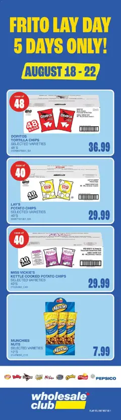 Preview of Wholesale Club flyer / circulaire from shop Wholesale Club valid from Aug 20, 2026
