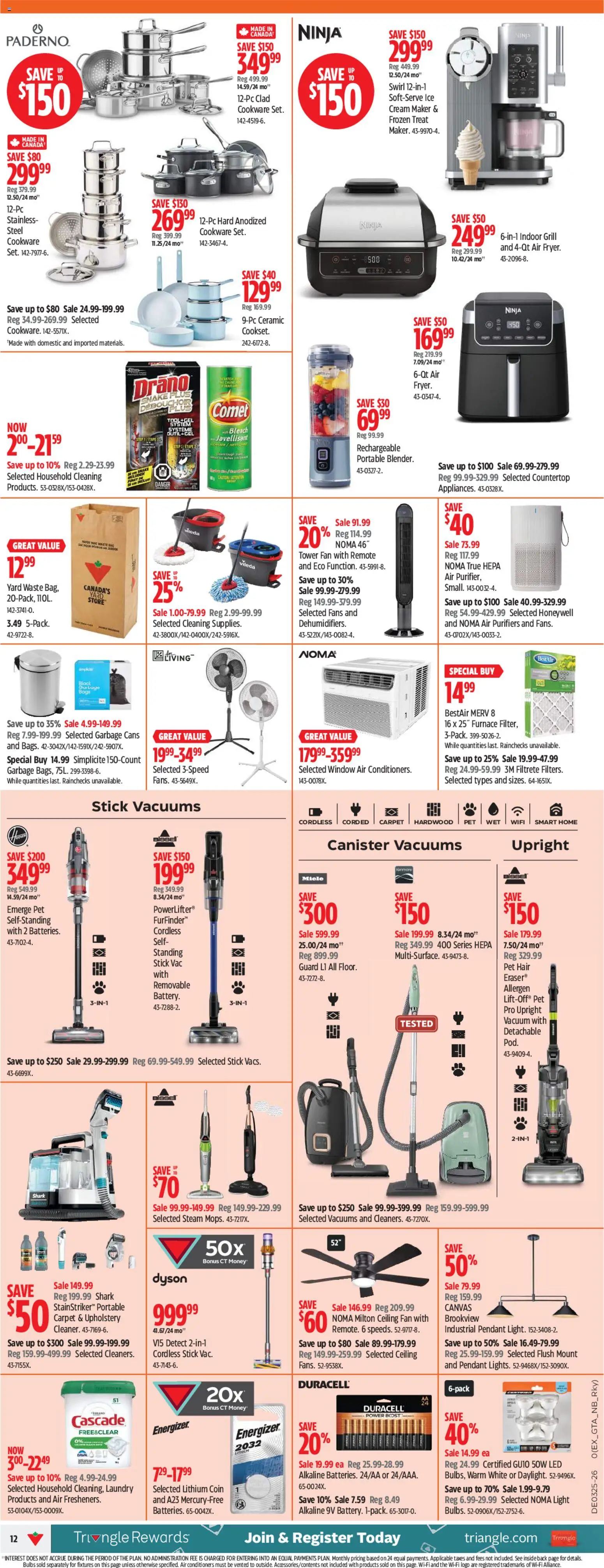 Canadian Tire flyer valid from 18.06.2026 | Page: 12 | Products: Cream, Grill, Fan, Carpet