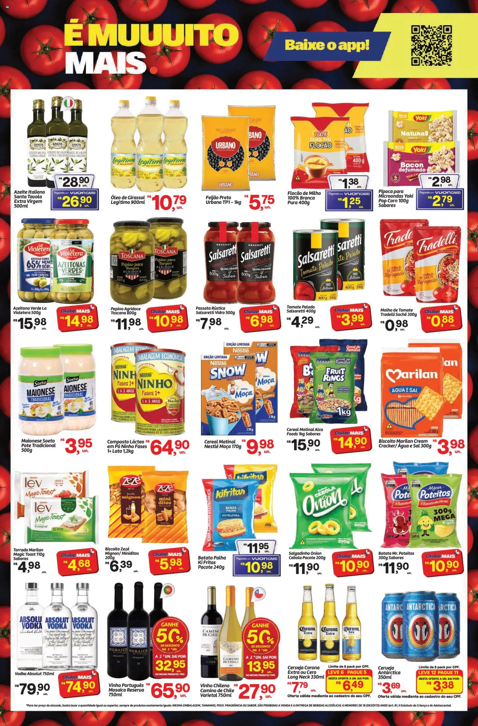 Fort Atacadista Folheto - válido de 10/08/2026 | Página: 2 | Produtos: Batata, Sal, Maionese, Azeite