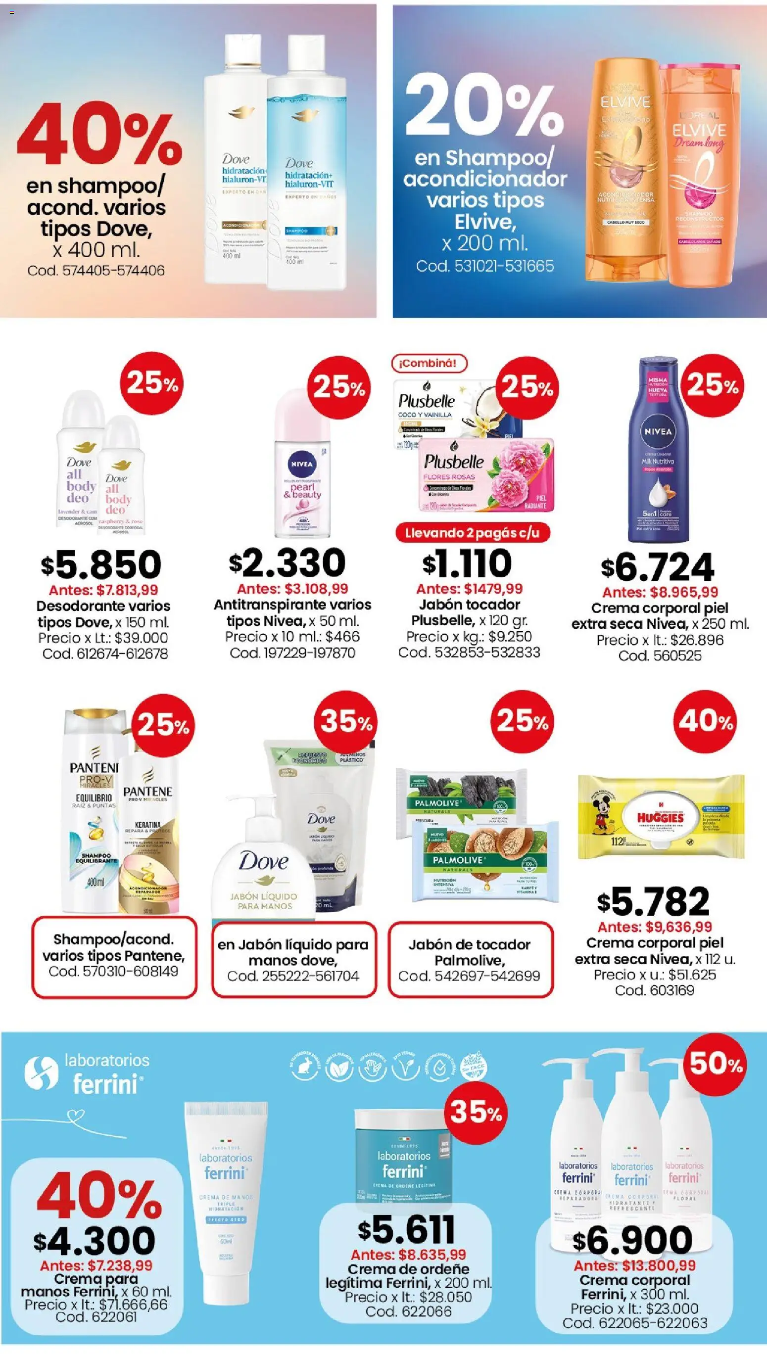 Coto - Perfumería y limpieza │ válido desde el 03/08/2026 | Página: 4 | Productos: Shampoo, Jabón, Desodorante, Antitranspirante