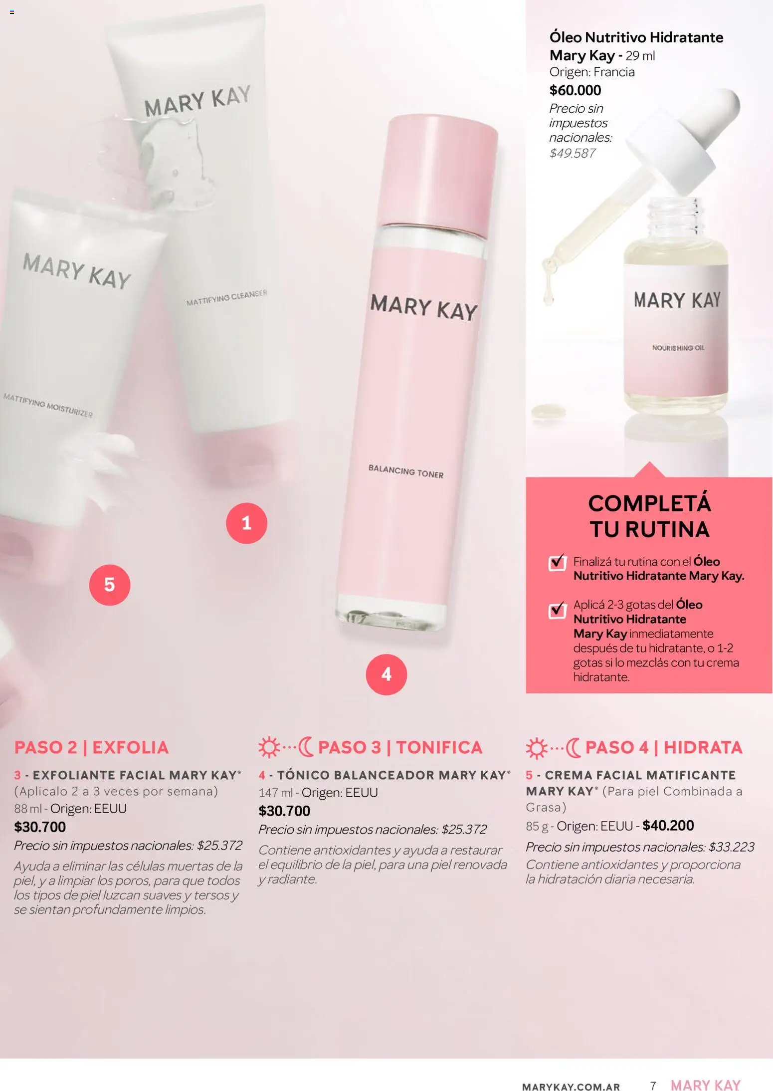 Mary Kay - Catálogo │ válido desde el 01/09/2026 | Página: 7 | Productos: Crema facial, Exfoliante, Exfoliante facial, Crema