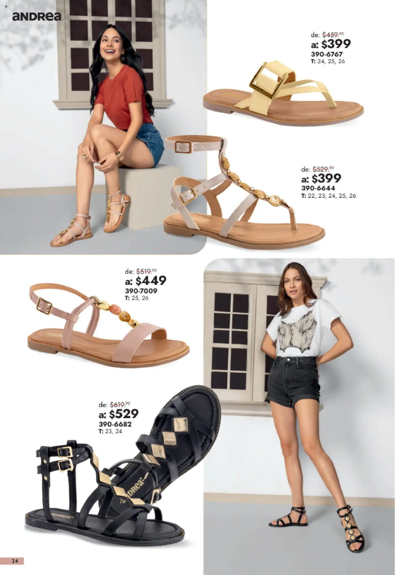 Nuevas ofertas de Andrea válidas en toda la República Mexicana desde el 26/07/2026. ¡Encuentra las mejores ofertas en Andrea catálogo Outlet! | Página: 24