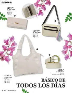 Vista previa de Andrea catálogo Primavera, nuevo folleto de la tienda, válido en México a partir del 25.01.2026 | Página: 10 | Productos: Cinturón, Bolsa