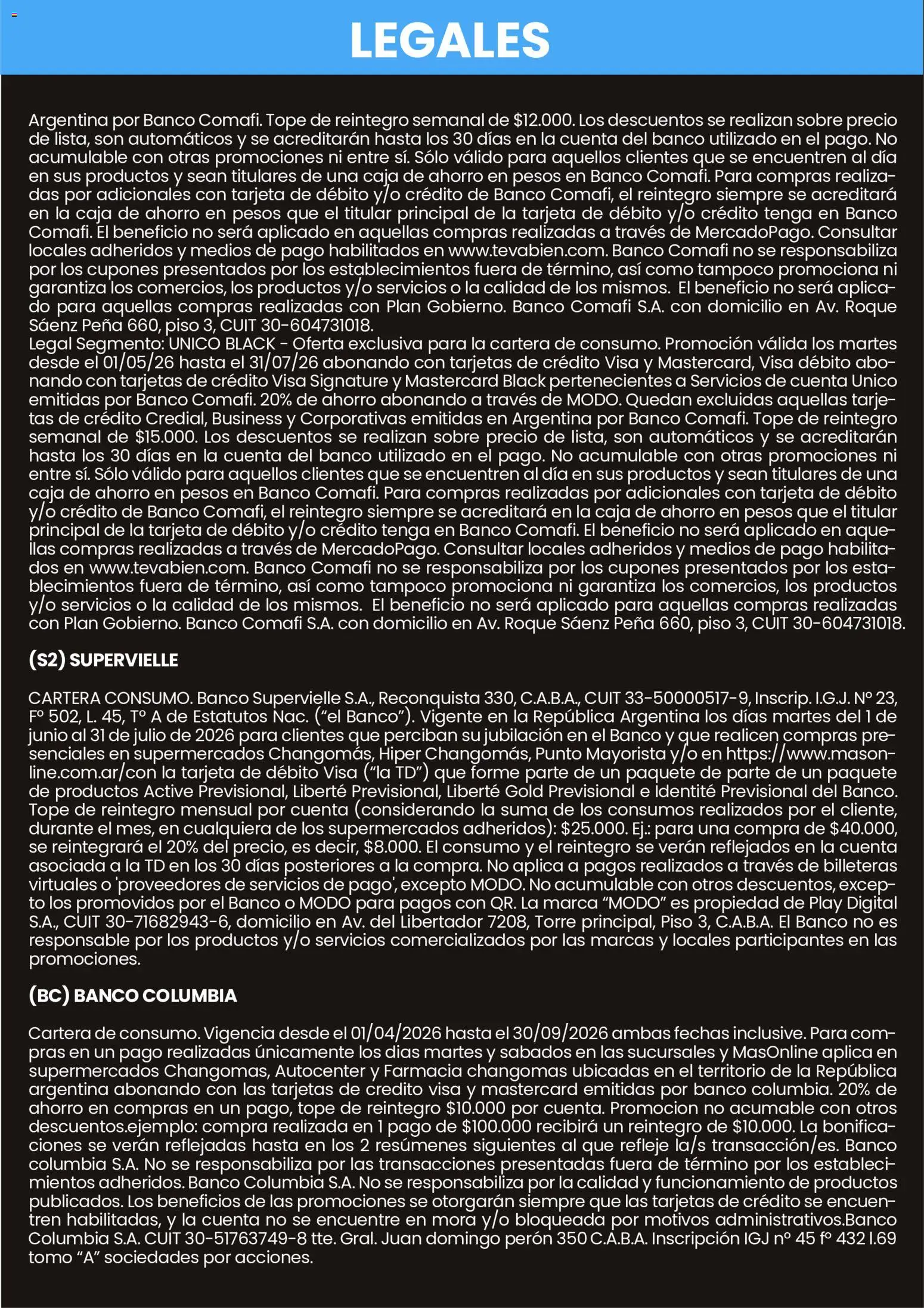 Changomas - Financiacion Junio │ válido desde el 01/06/2026 | Página: 7