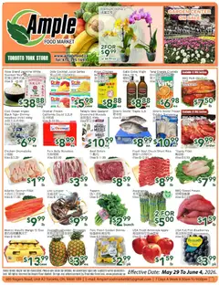 Preview of Ample Food Market  weekly flyer Toronto York from shop Ample Food Market valid from 29.05.2026