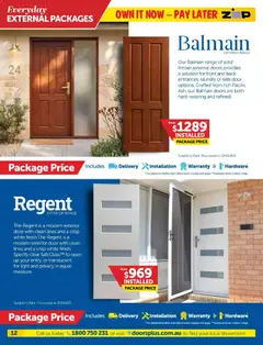 Preview of Doors Plus catalogue - valid from 01/07/2026 | Page: 12 | Products: Door, Light, Laundry