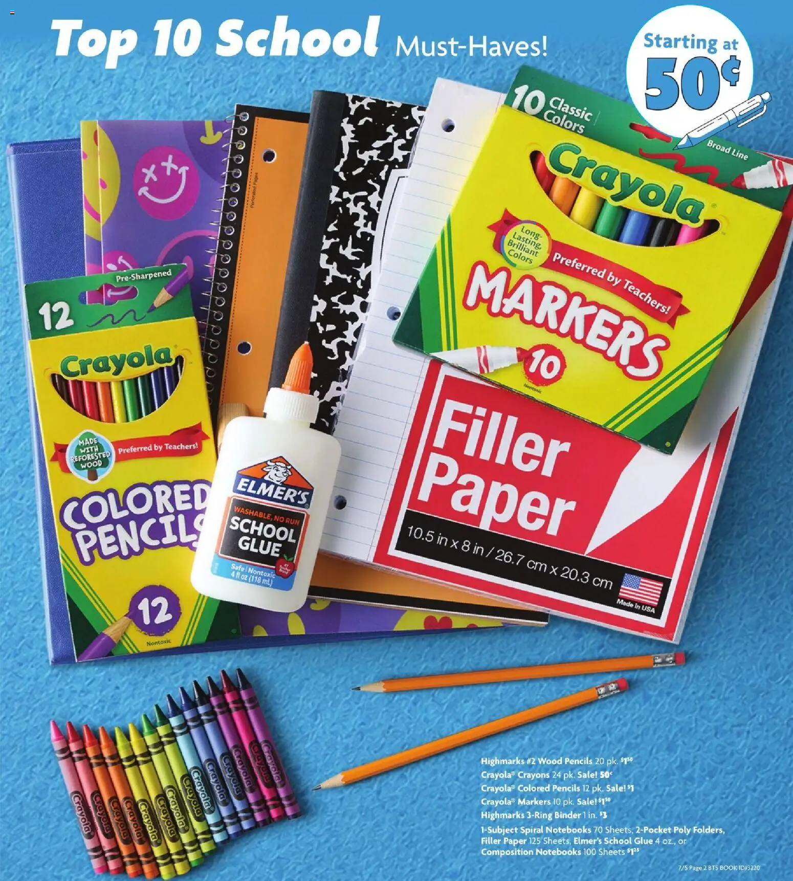 Family Dollar Back to School Book - valid from 07/05/2026 | Page: 2 | Products: Safe, Pencil