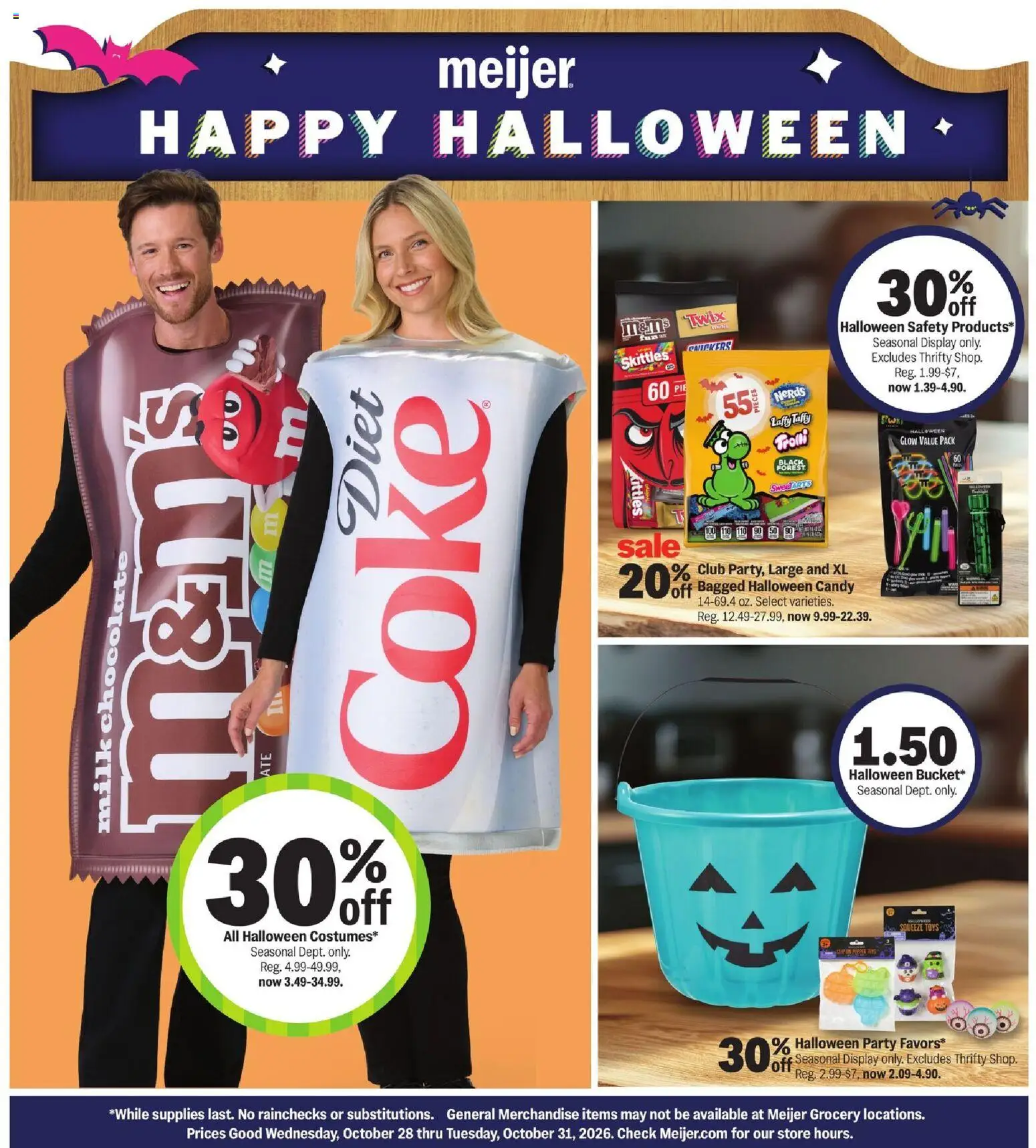 Meijer Halloween Ad - valid from 10/28/2026 | Page: 1