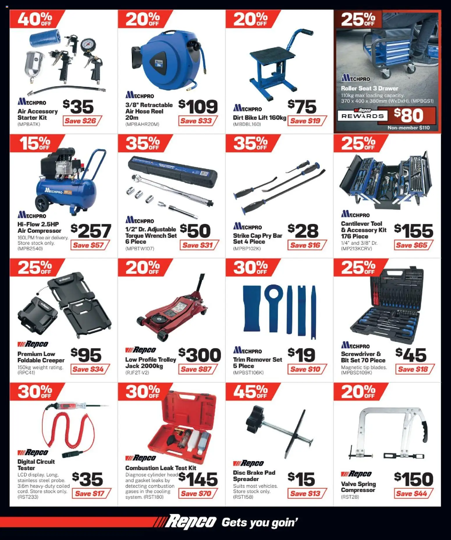 Repco catalogue - valid from 17.06.2026 | Page: 10 | Products: Drawer, Trolley, Cap, Digital