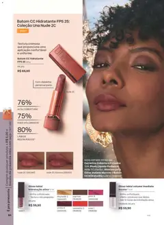 Catálogo Natura - Ciclo 10/2026 - Pré-Visualização do folheto da loja Natura, válido de 22/06/2026 | Página: 84 | Produtos: Corretivo, Blush, Gloss labial, Vinho