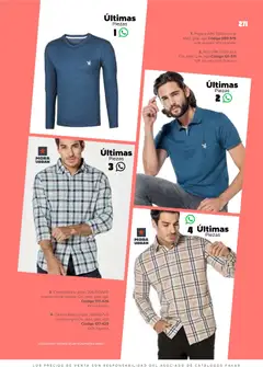 Vista previa de SC Pakar catálogo Ropa, nuevo folleto de la tienda, válido en México a partir del 30.01.2026 | Página: 271 | Productos: Camisa, Algodón, Playera