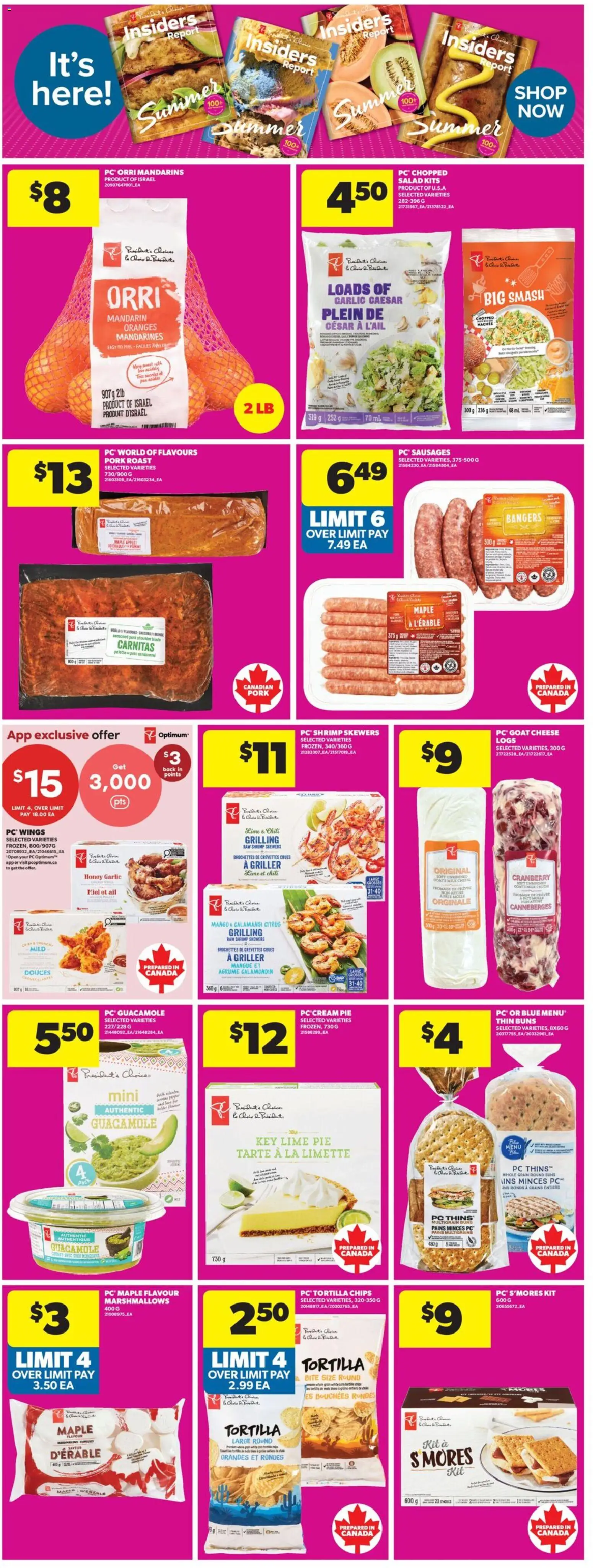 Real Canadian Superstore flyer valid from 21.05.2026 | Page: 11 | Products: PC, Milk, Cheese, Pork