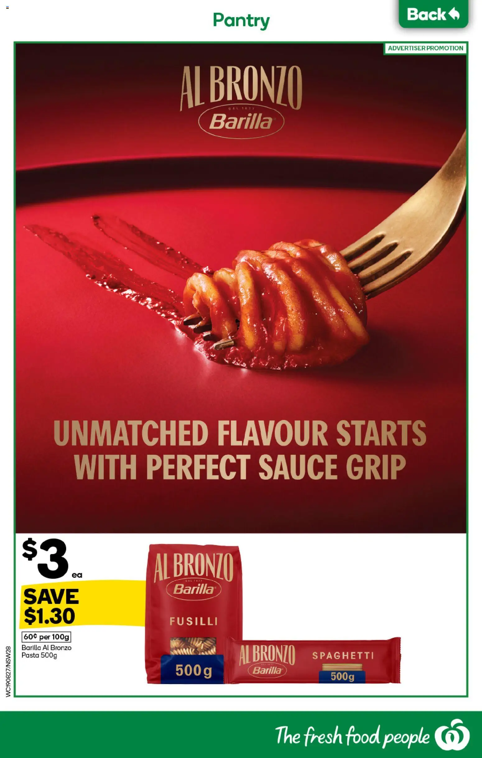 Woolworths catalogue - valid from 19/08/2026 | Page: 28 | Products: Food, Pasta, Spaghetti, Barilla