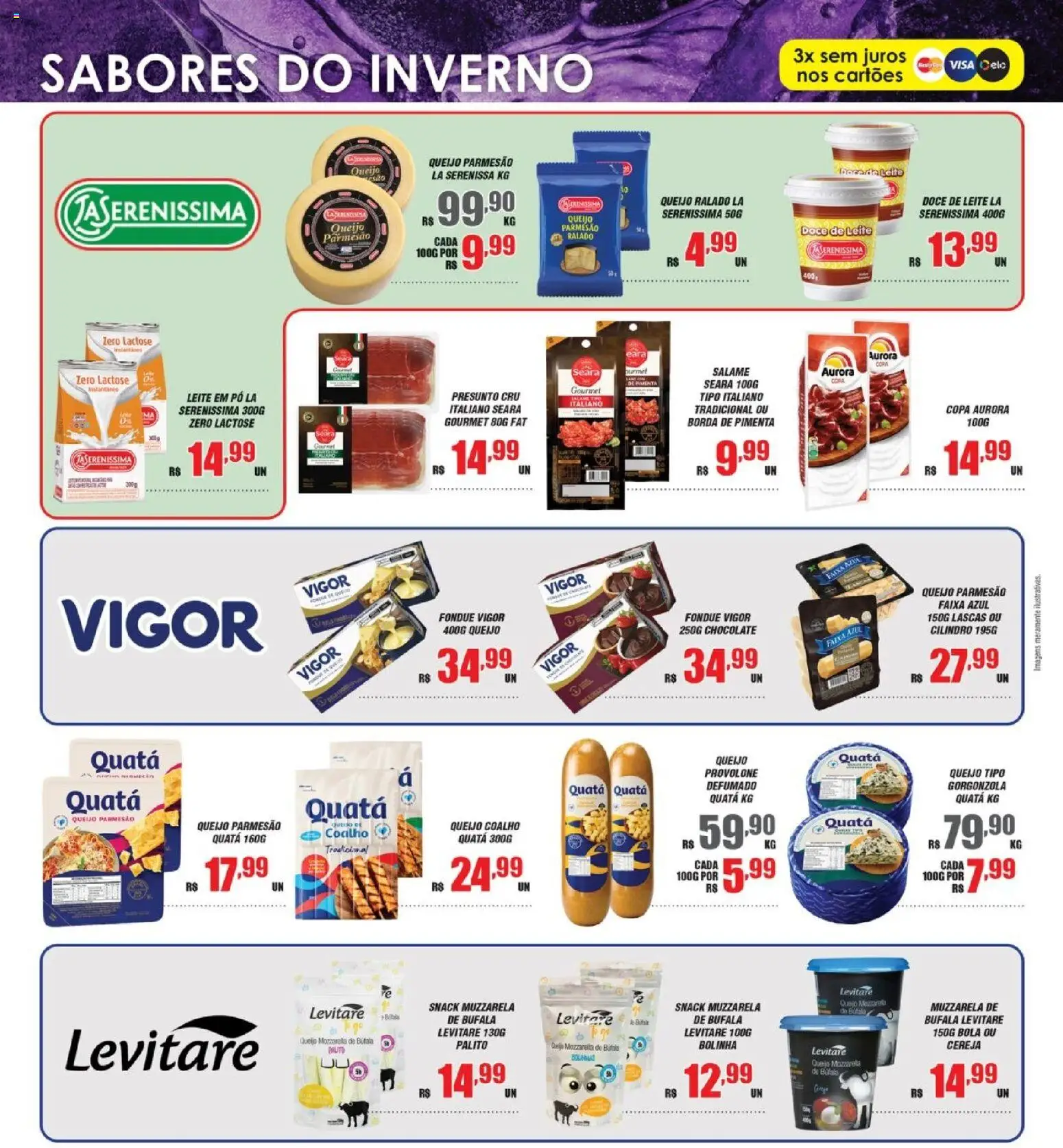Violeta Supermercados Folheto - válido de 18/07/2026 | Página: 9 | Produtos: Leite, Queijo, Parmesão, Queijo parmesão