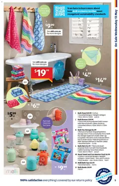 Preview of Aldi catalogue  - valid from 13.05.2026 | Page: 5 | Products: Bath, Shampoo, Caddy, Washer