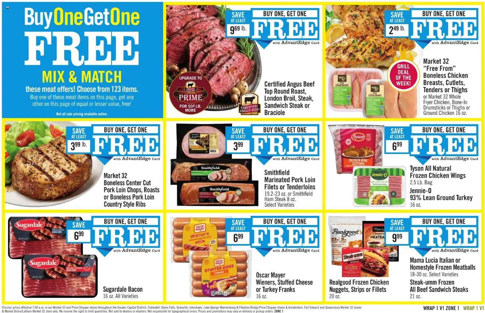 Price Chopper - Weekly Ad - valid from 07/05/2026 | Page: 13 | Products: Fryer, Ham, Pork, Bag