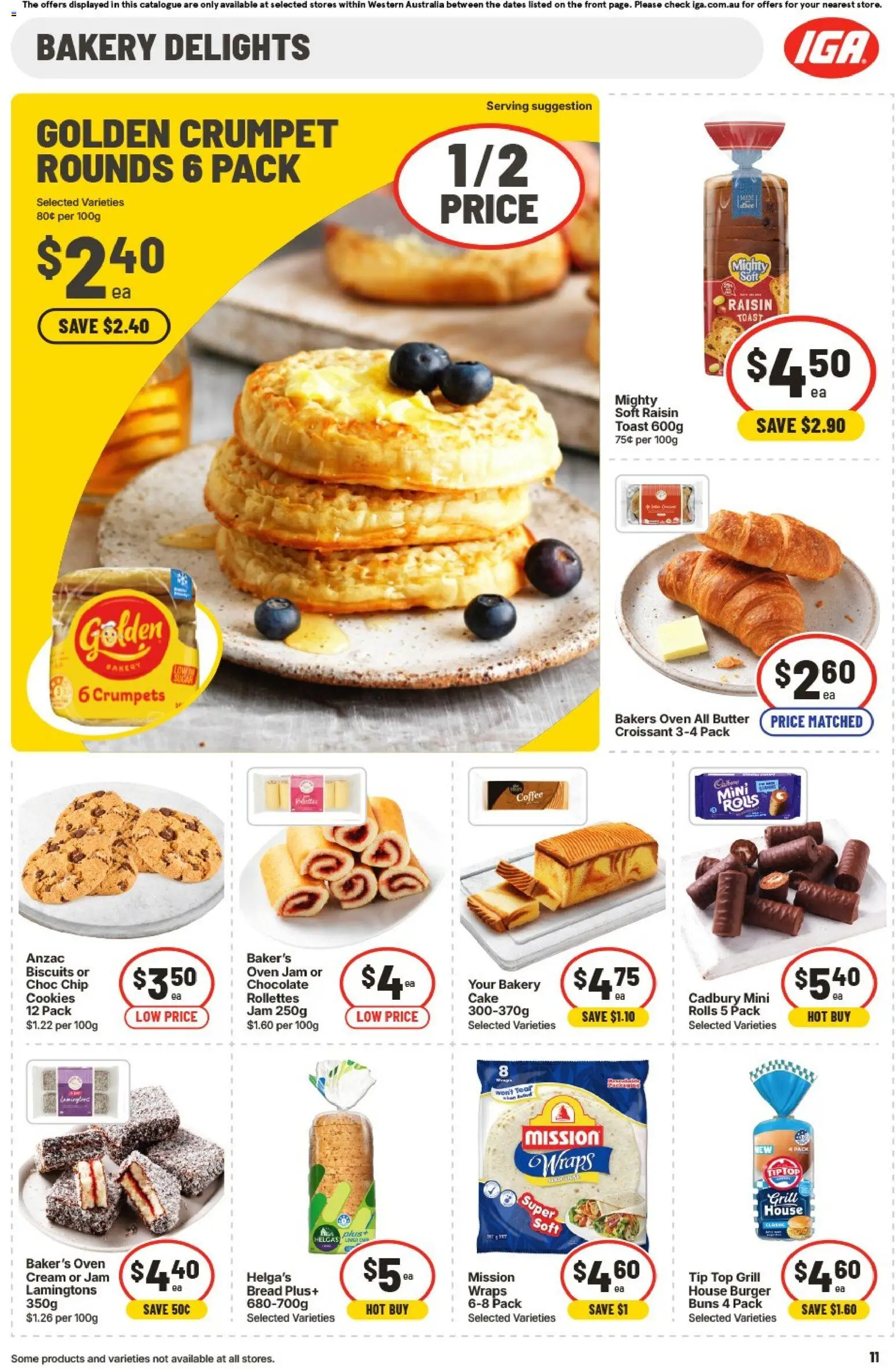 IGA catalogue - valid from 01/07/2026 | Page: 11 | Products: Chocolate, Cream, Biscuits, Oven