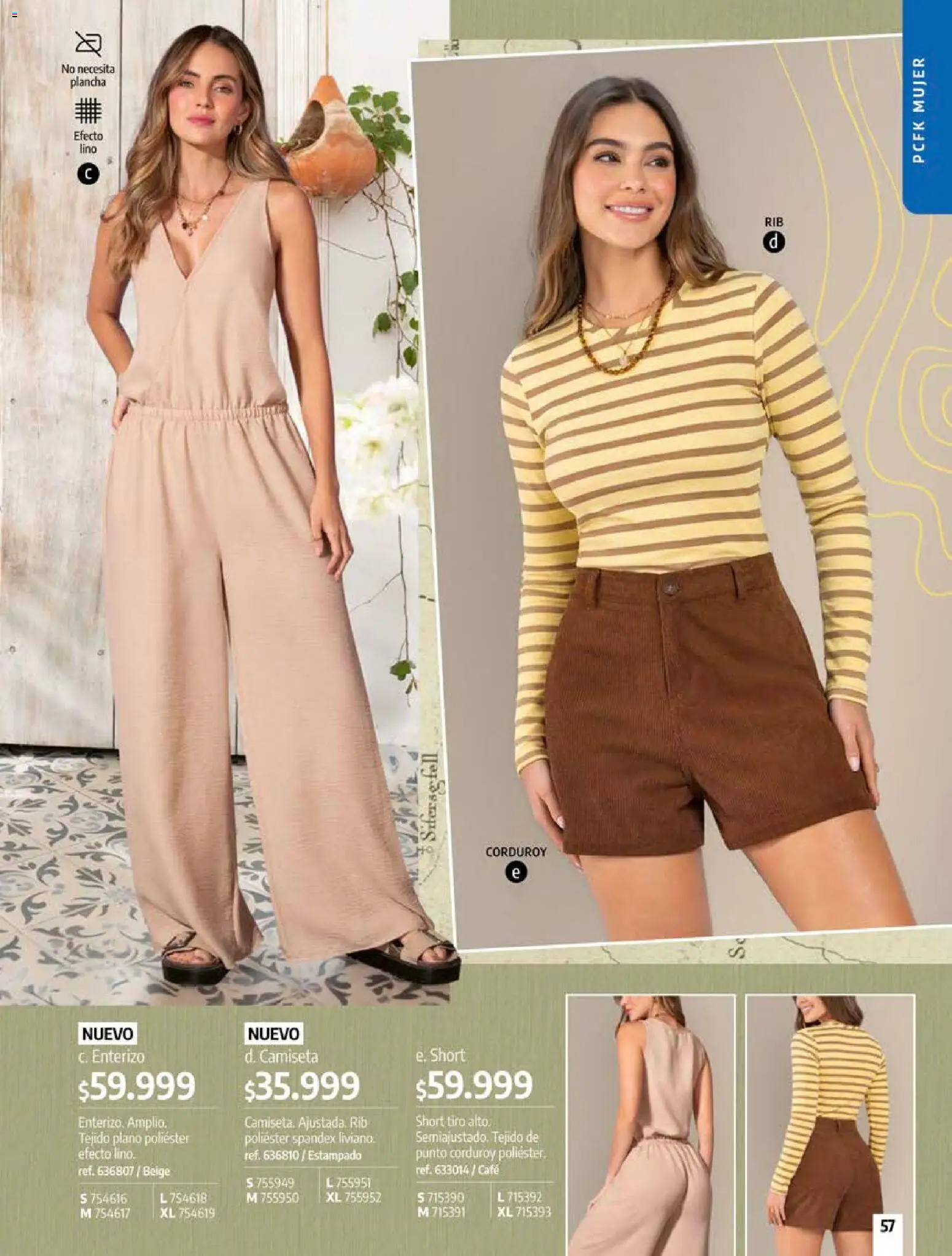 Pacifika revista - valida desde el 18/10/2026 | Página: 57 | Productos: Plancha, Short, Camiseta, Café
