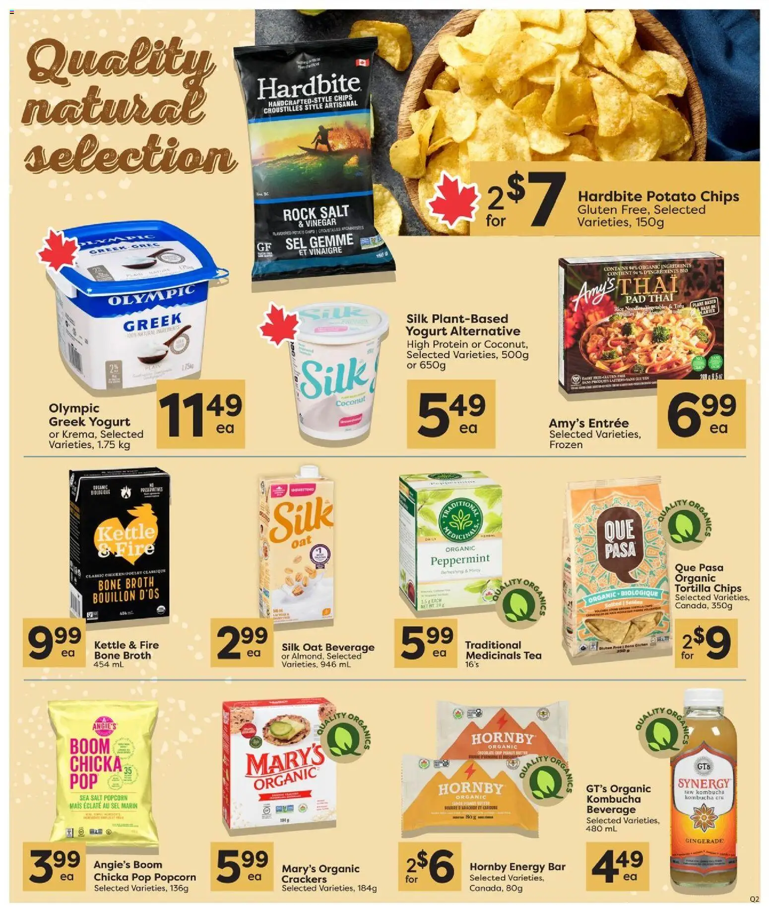 Quality Foods flyer valid from Oct 1, 2026 | Page: 9 | Products: Chips, Coconut, Broth, Protein