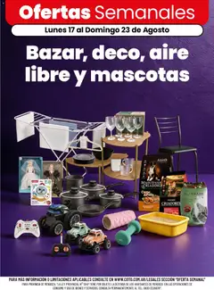 Vista previa Coto - Bazar, deco, aire libre y mascotas válido desde el 17/08/2026