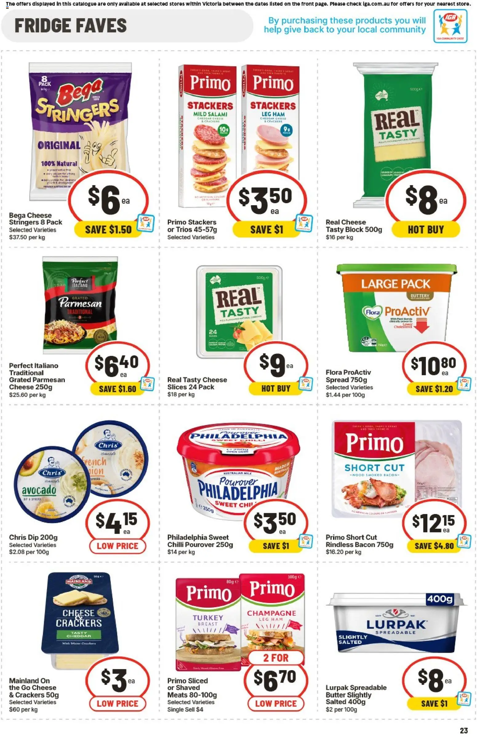 IGA catalogue - valid from 05/08/2026 | Page: 24 | Products: Cheese, Wood, Chilli, Fridge
