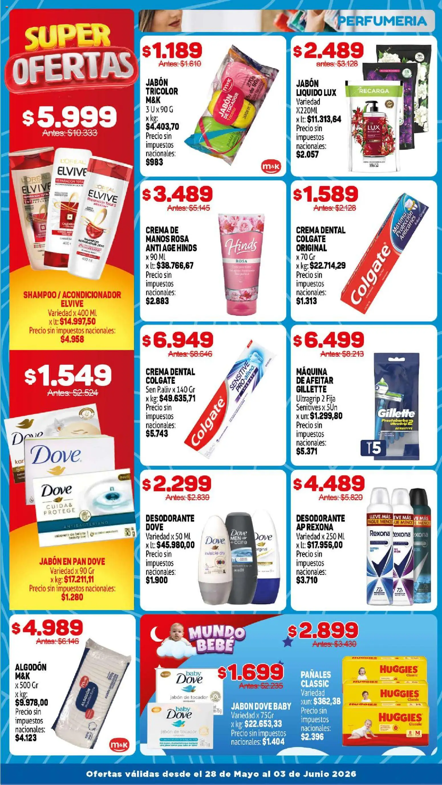 Makro ofertas │ válido desde el 28.05.2026 | Página: 13 | Productos: Shampoo, Acondicionador, Pan, Crema