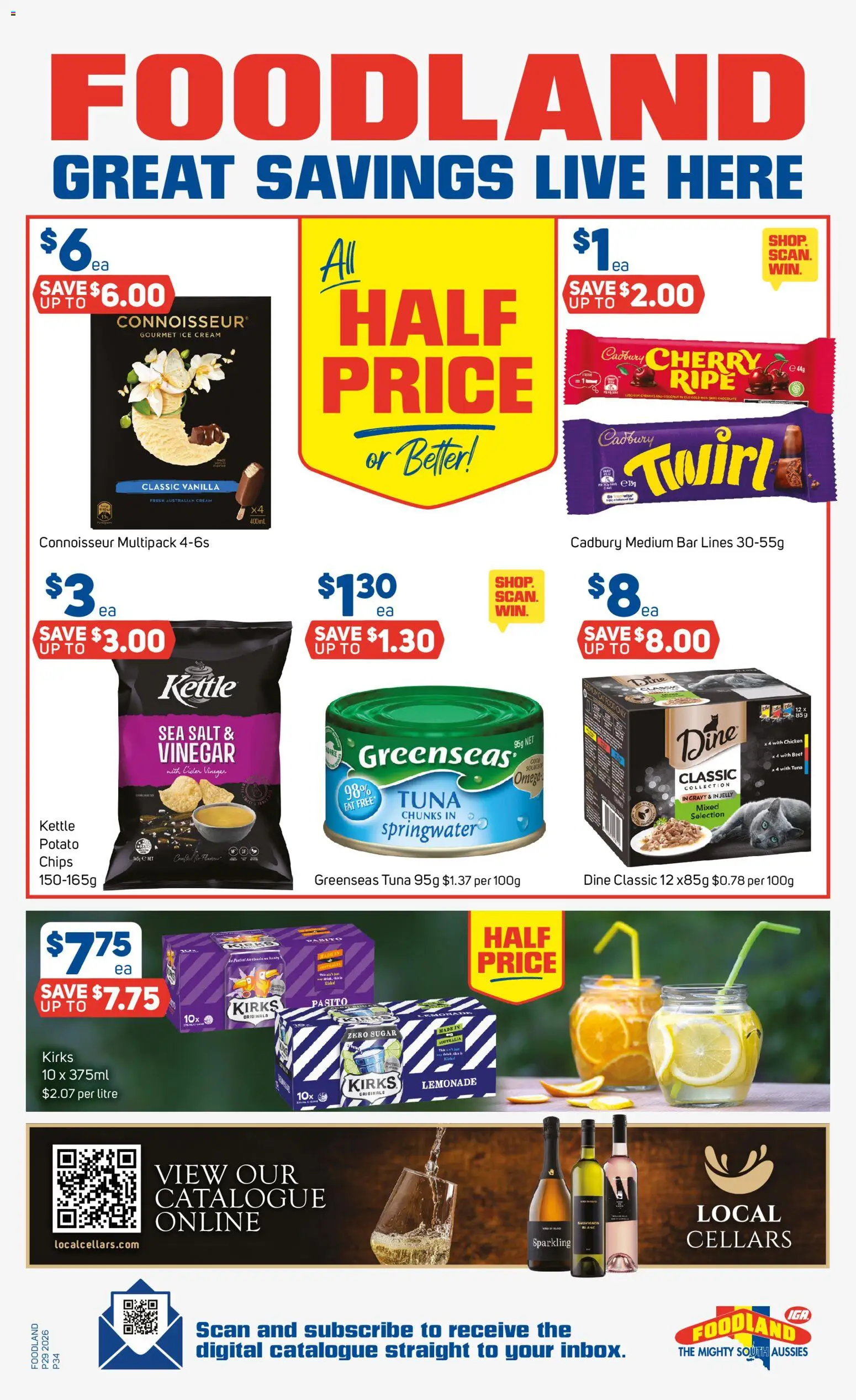 Foodland catalogue - valid from 15/07/2026 | Page: 34 | Products: Ice cream, Vinegar, Ice, Coconut