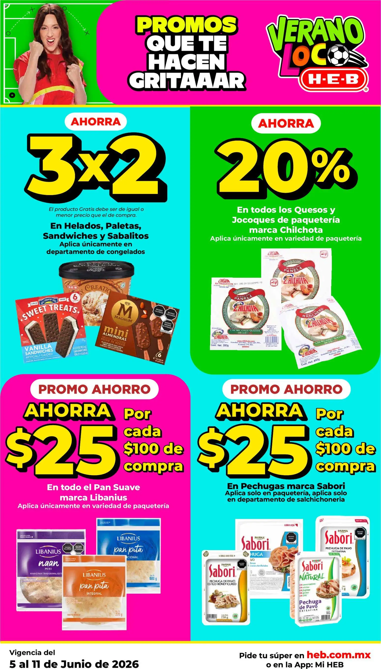 Nuevas ofertas de H-E-B válidas en toda la República Mexicana desde el 05.06.2026. ¡Encuentra las mejores ofertas en H-E-B folleto! | Página: 14 | Productos: Almendras, Pan, Té