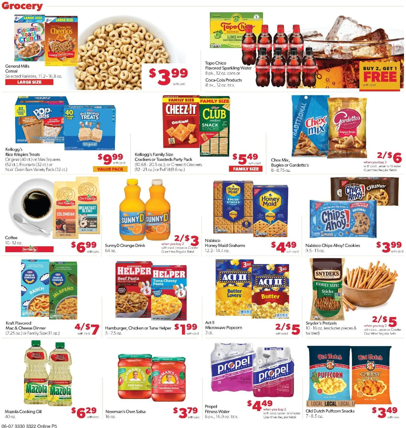 Family Fare Weekly Ad - MN - valid from 07.06.2026 | Page: 9 | Products: Chocolate, Rice, Sugar, Chocolate Chip