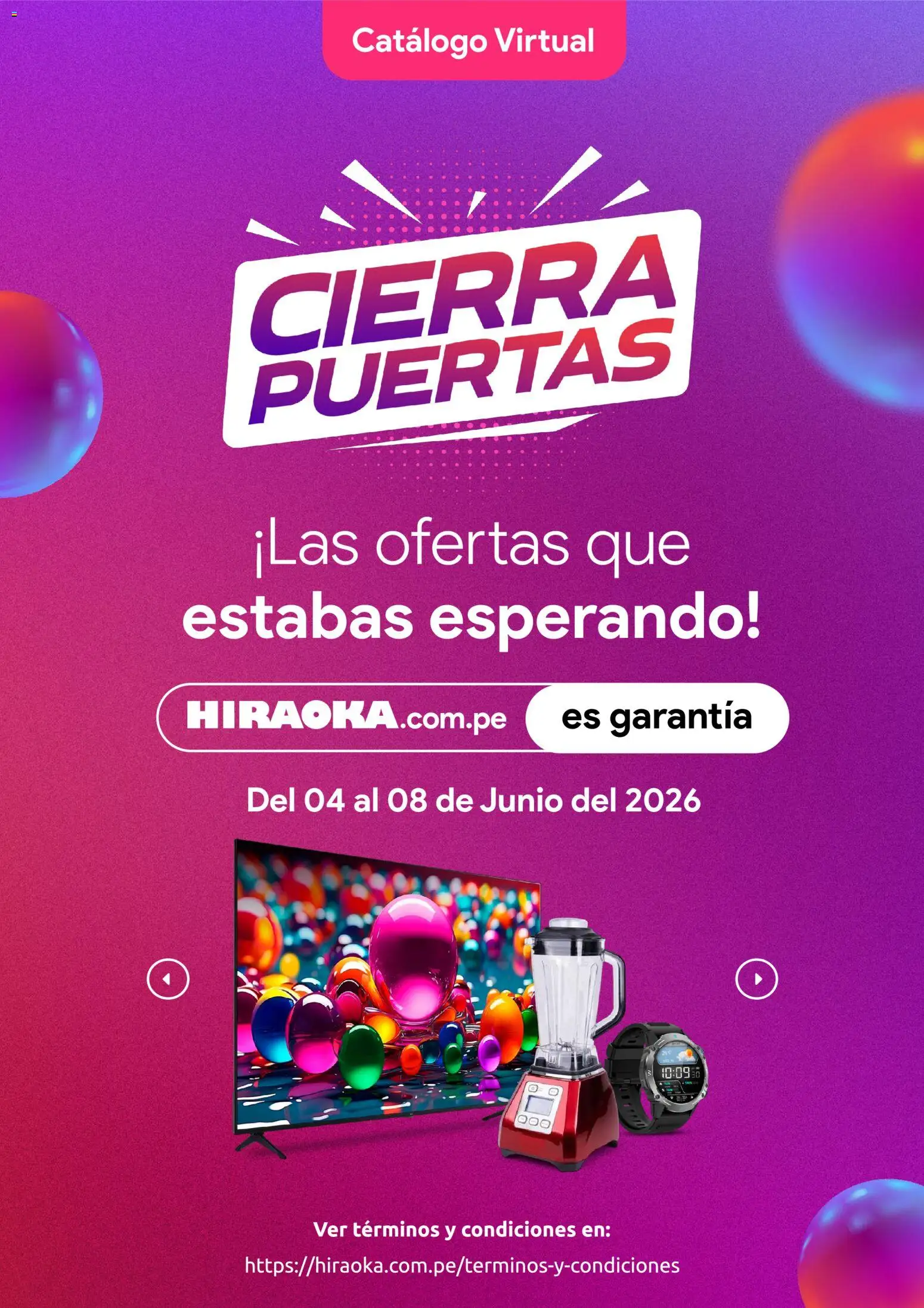 Catálogo Hiraoka válido desde 04.06.2026 | Página: 1