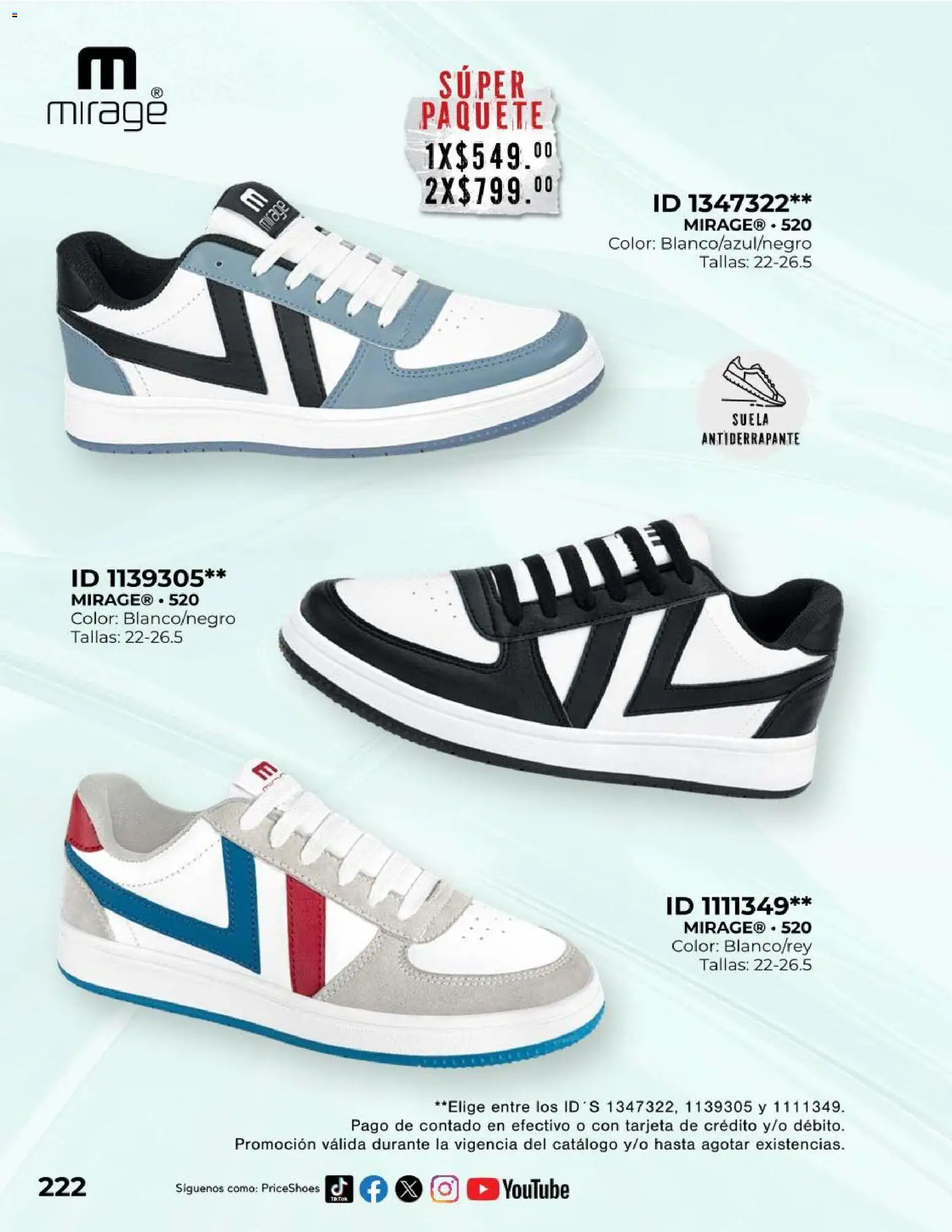 Nuevas ofertas de Price Shoes válidas en toda la República Mexicana desde el 01/10/2026. ¡Encuentra las mejores ofertas en Price Shoes catálogo Exclusivos! | Página: 222