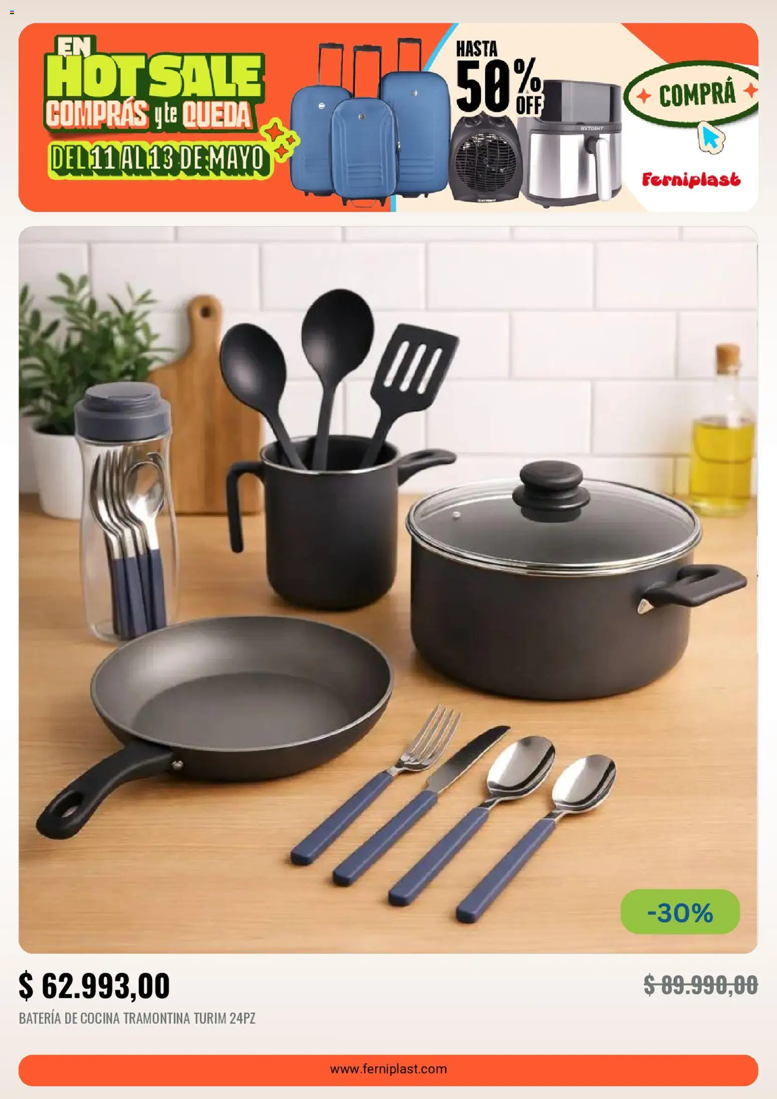 Ferniplast - Hot Sale │ válido desde el 11.05.2026 | Página: 5 | Productos: Cocina, Batería