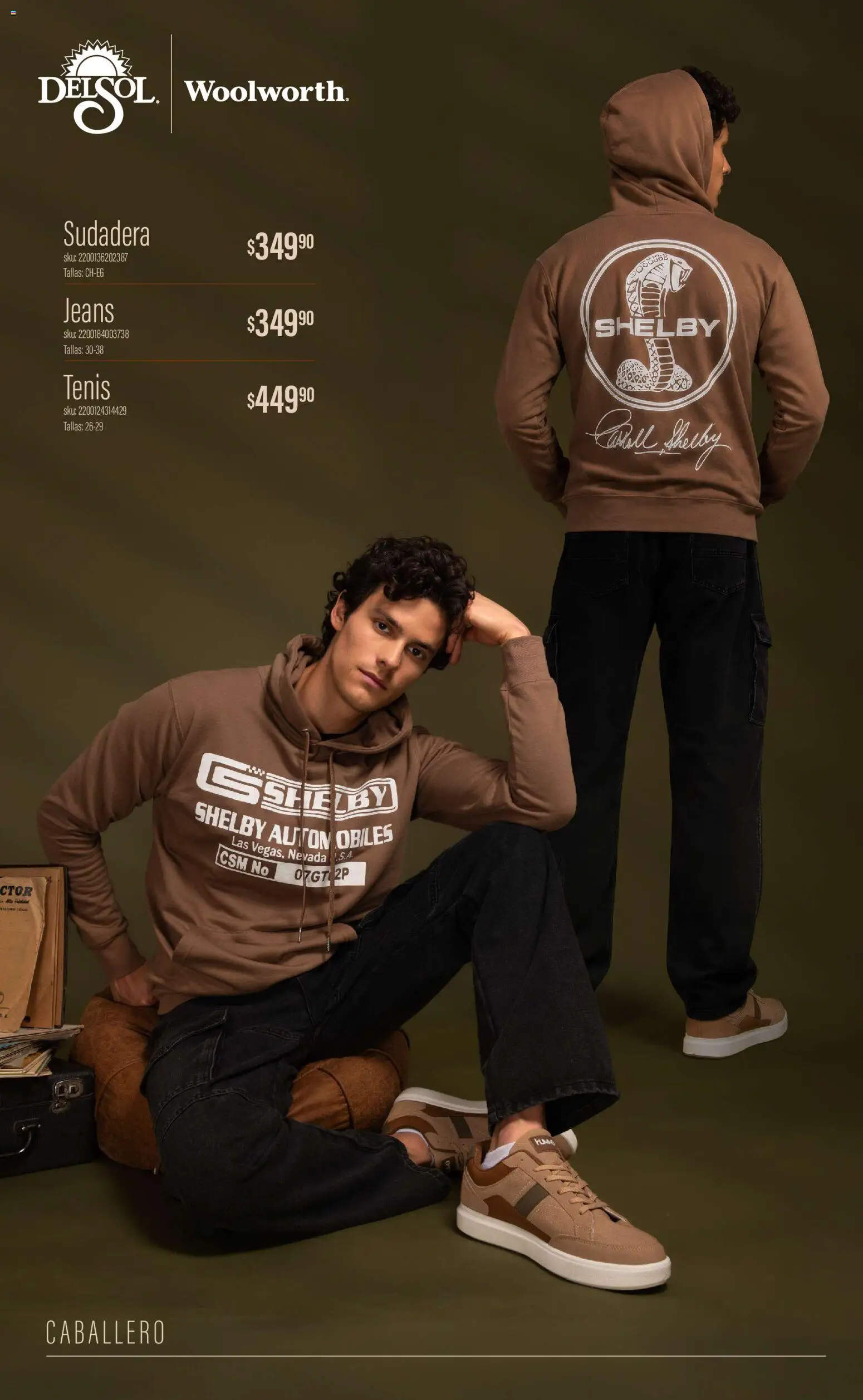 Nuevas ofertas de Del Sol y Woolworth válidas en toda la República Mexicana desde el 01/10/2026. ¡Encuentra las mejores ofertas en Del Sol y Woolworth catálogo Luce el Otoño! | Página: 18 | Productos: Tenis, Sudadera