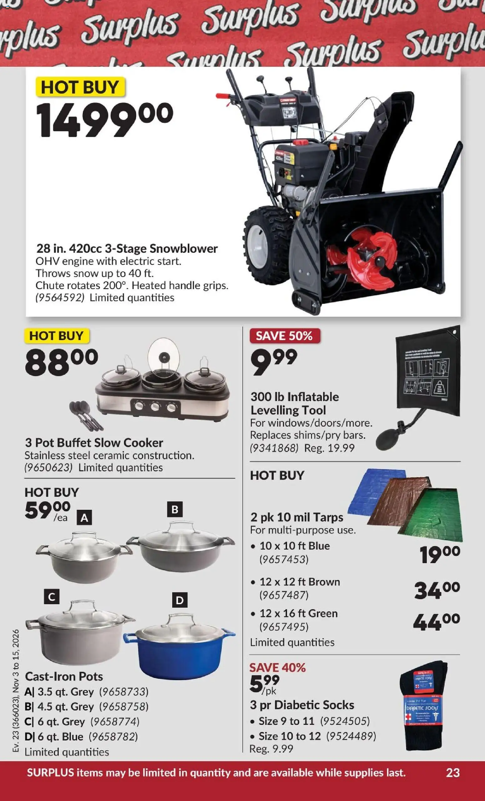 Princess Auto flyer valid from Nov 1, 2026 | Page: 31
