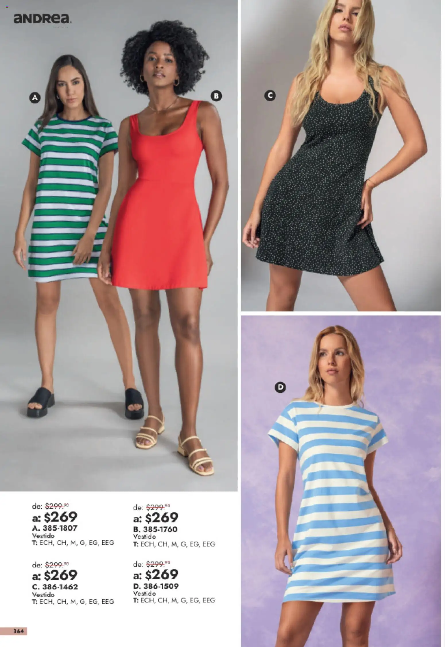 Nuevas ofertas de Andrea válidas en toda la República Mexicana desde el 26/07/2026. ¡Encuentra las mejores ofertas en Andrea catálogo Outlet! | Página: 364