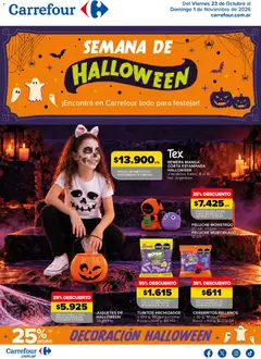 Vista previa Carrefour - Semana de Halloween válido desde el 23/10/2026
