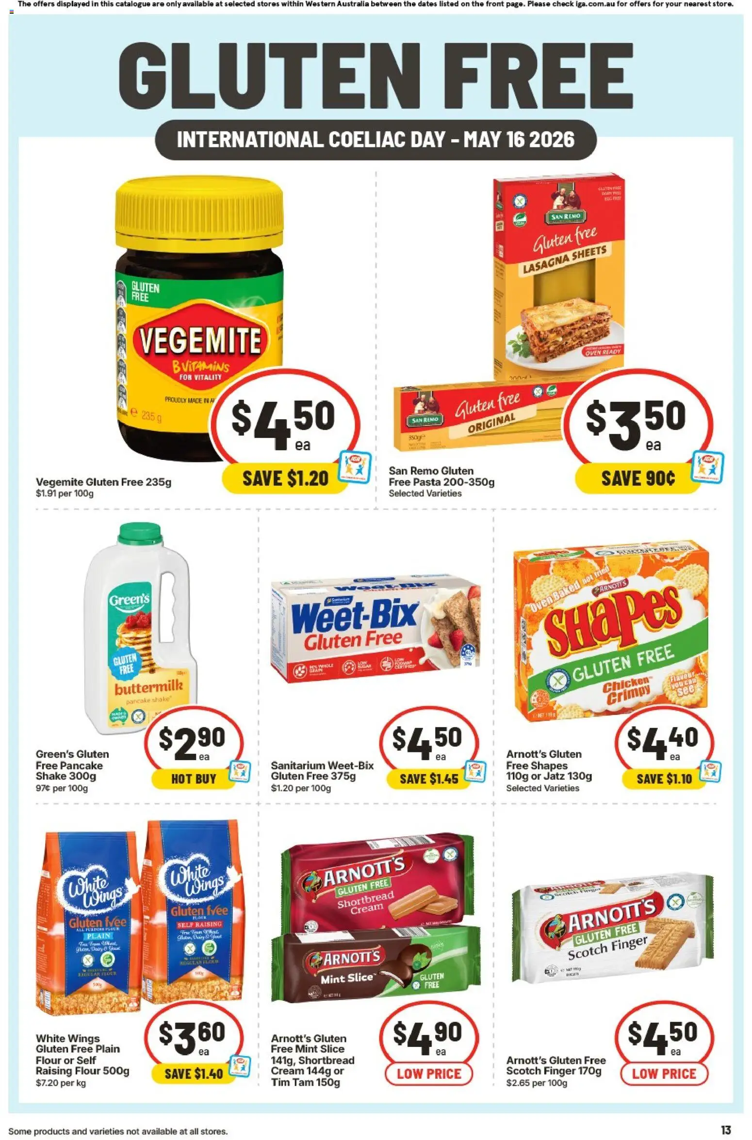 IGA catalogue - valid from 06.05.2026 | Page: 14 | Products: Flour, Chicken, Vegemite, Oven