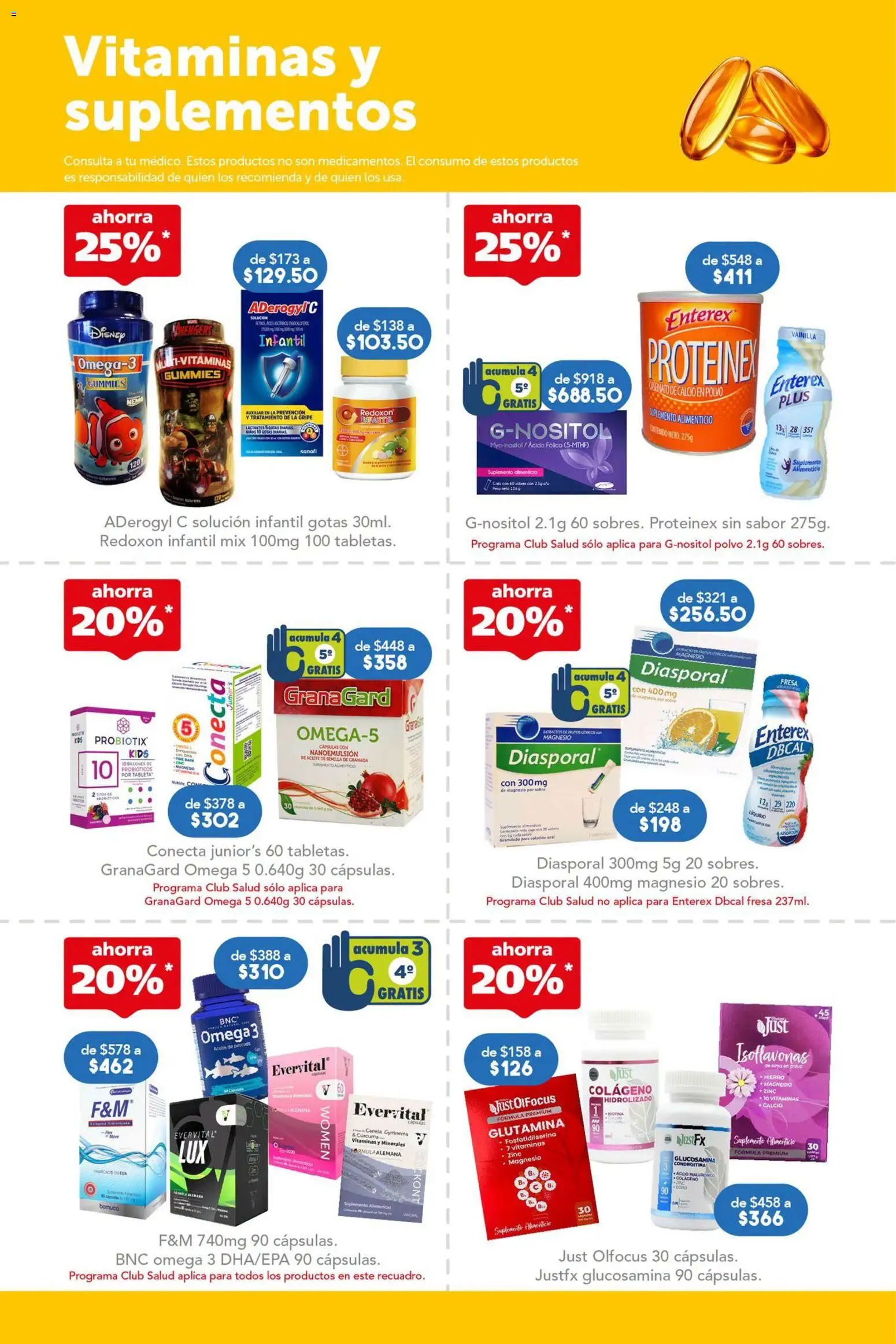 Nuevas ofertas de Farmacia San Pablo válidas en toda la República Mexicana desde el 09/08/2026. ¡Encuentra las mejores ofertas en Farmacia San Pablo catálogo! | Página: 4 | Productos: Fresa, Omega 3, Cúrcuma, Polvo