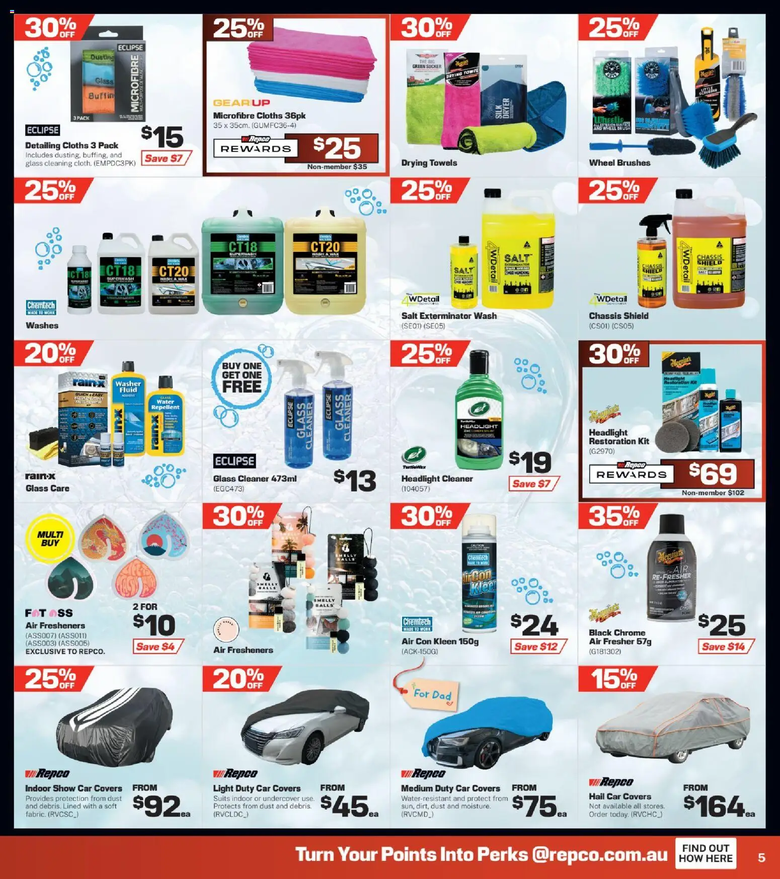 Repco catalogue - valid from 26/08/2026 | Page: 5 | Products: Light, Brush, Cleaner, Dryer