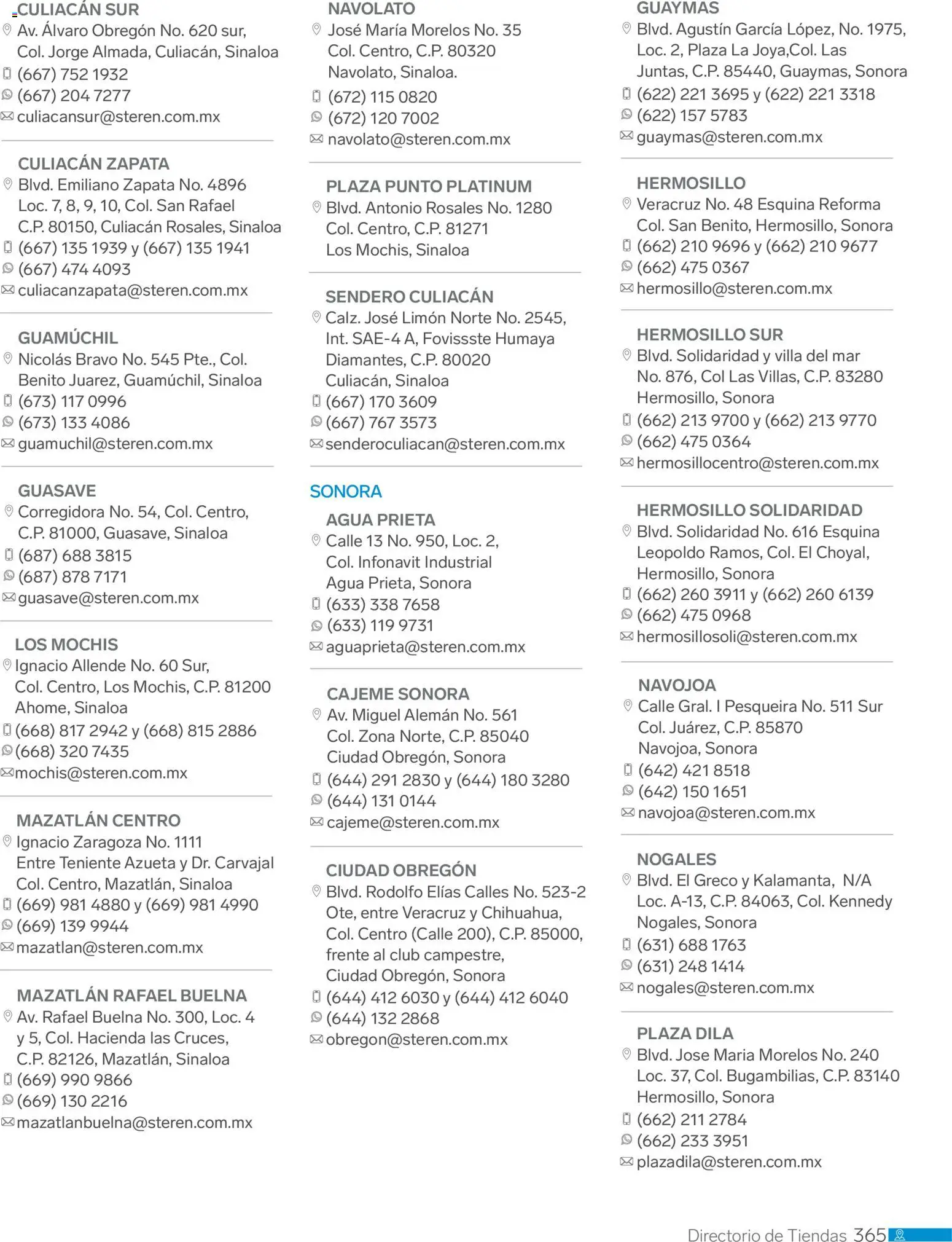 Nuevas ofertas de Steren válidas en toda la República Mexicana desde el 01.01.2026. ¡Encuentra las mejores ofertas en Steren catálogo! | Página: 377 | Productos: Agua, Limón, Col