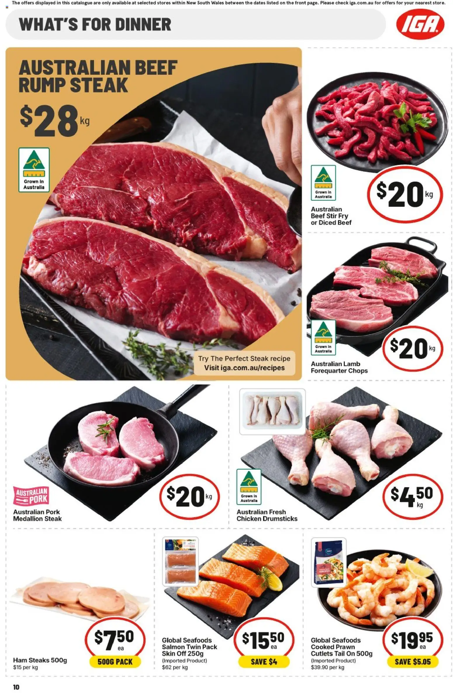 IGA catalogue - valid from 16/09/2026 | Page: 11 | Products: Ham, Chicken, Beef, Rump steak