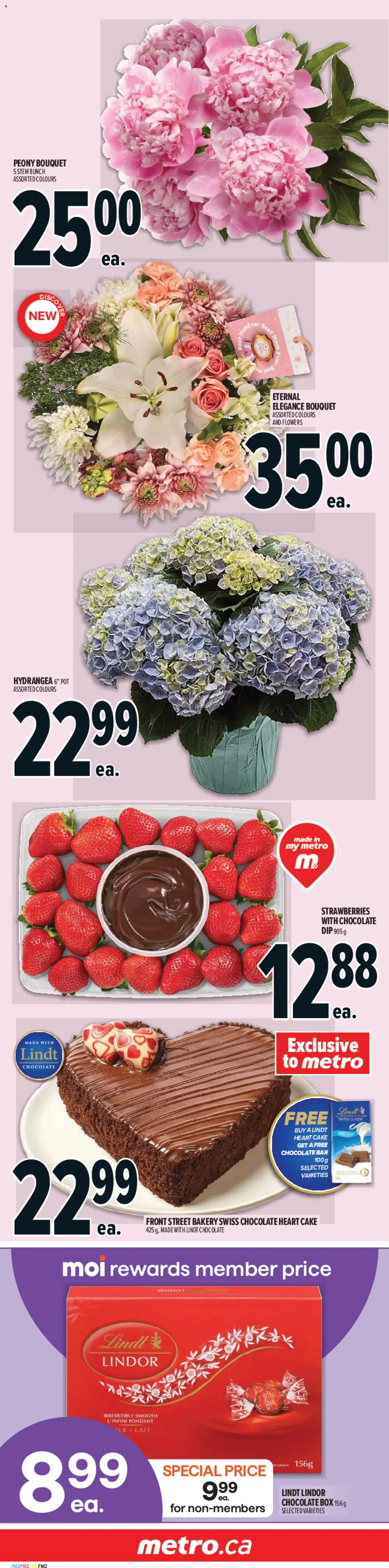 Metro flyer valid from 07.05.2026 | Page: 2 | Products: Strawberries, Bakery, Box, Chocolate
