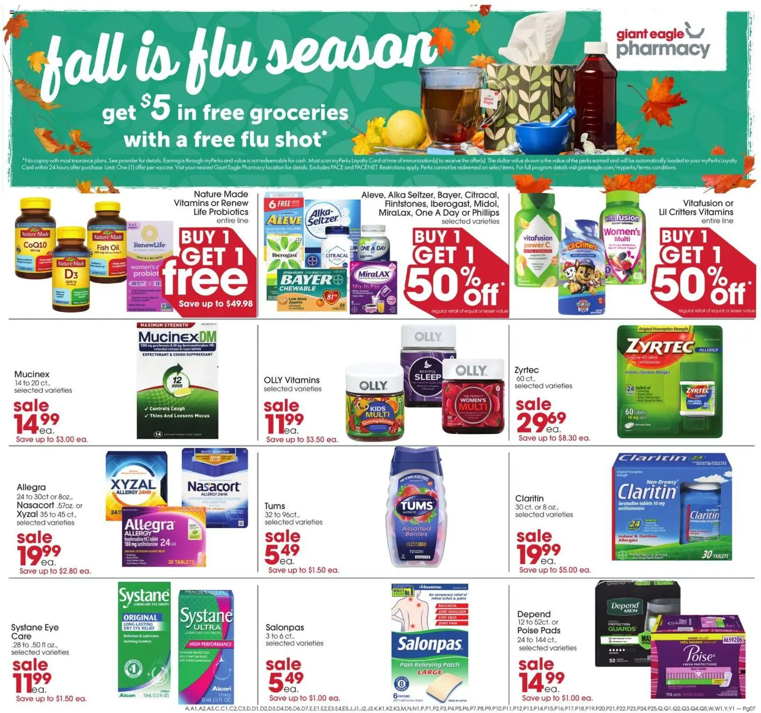 Giant Eagle Weekly Ad - valid from 09/17/2026 | Page: 7 | Products: Fish Oil, Groceries, Oil, Fish
