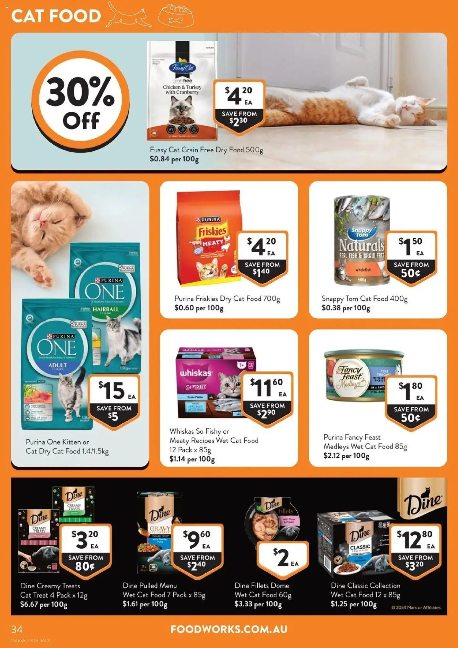 Foodworks catalogue Mirboo North - 23/09/2026 > weekly / monthly specials | Page: 34 | Products: Food, Chicken, Fish, Turkey